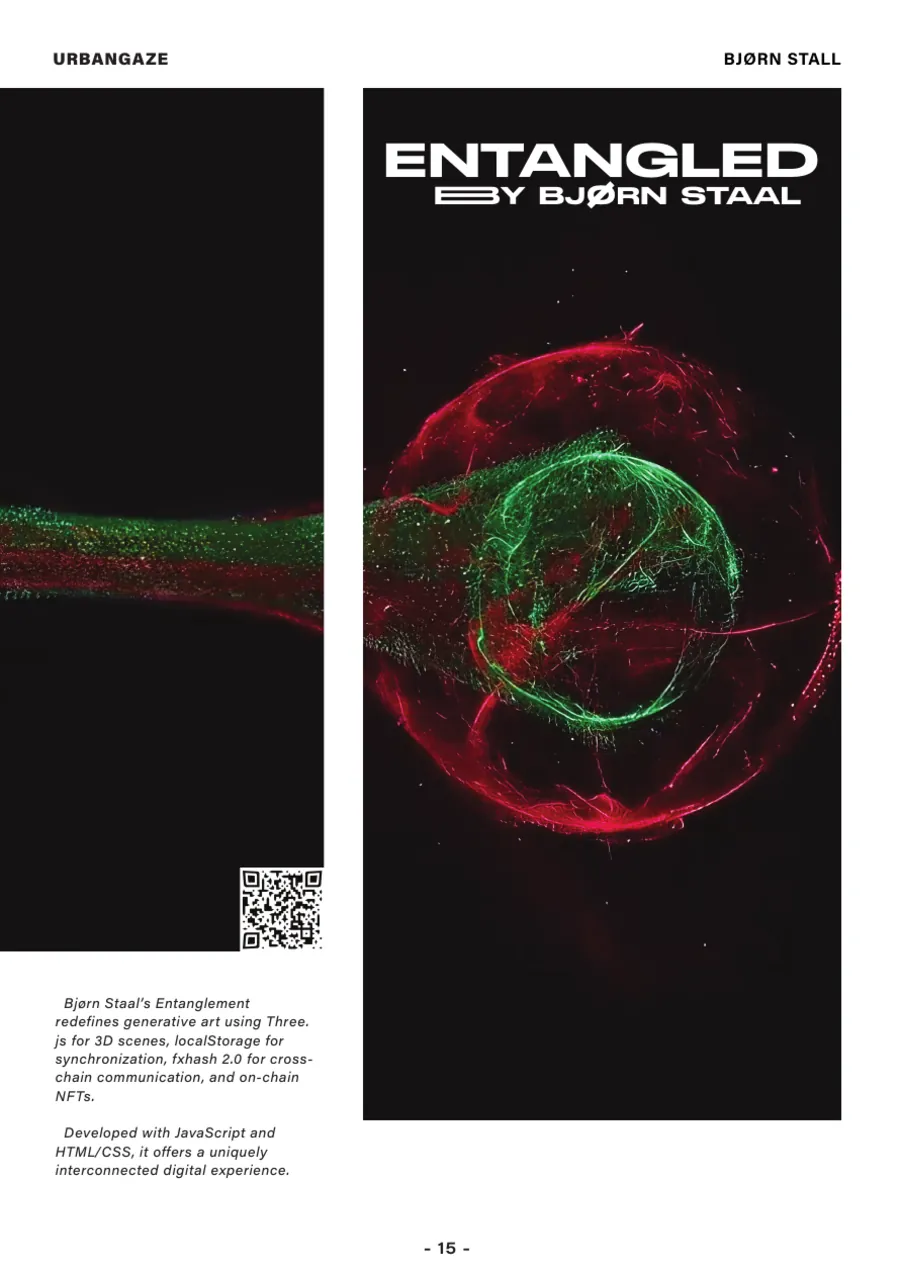 Urbangaze Entangled feature page